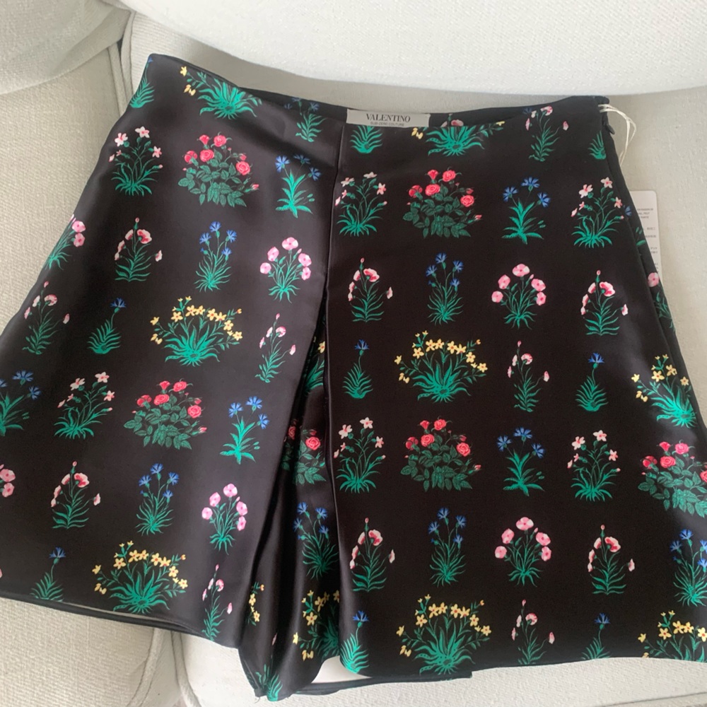 New Valentino Silk blend mini skort